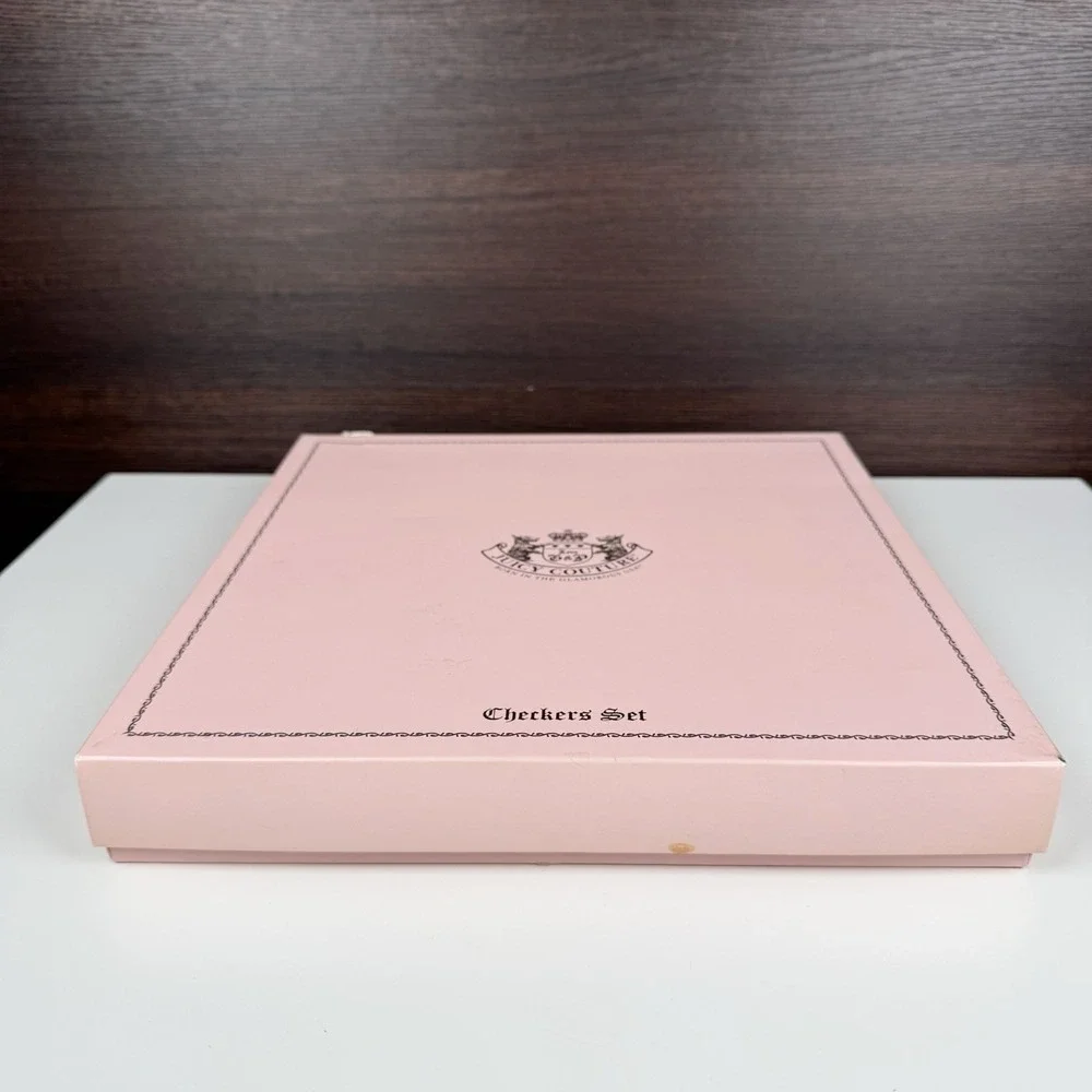 Vintage Juicy Couture Viva La Juicy Checkers Set - Read - Missing 2 Pink Pieces